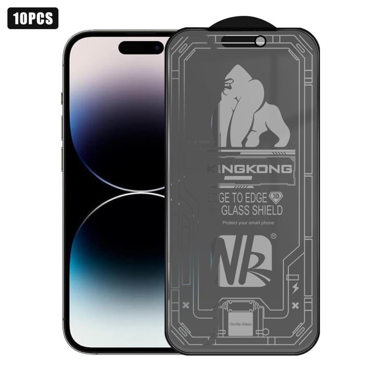 10 pezzi Pellicola in vetro temperato satinato per la privacy, antideflagrante, antigraffio, con bordo ad arco 3D, galvanizzata, a schermo intero., For iPhone 17 Pro Max, For iPhone 17 Pro, For iPhone 17, For iPhone Air, For iPhone 16 Pro Max          ...