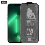 10 pezzi Pellicola in vetro temperato satinato per la privacy, antideflagrante, antigraffio, con bordo ad arco 3D, galvanizzata, a schermo intero., For iPhone 17 Pro Max, For iPhone 17 Pro, For iPhone 17, For iPhone Air, For iPhone 16 Pro Max          ...