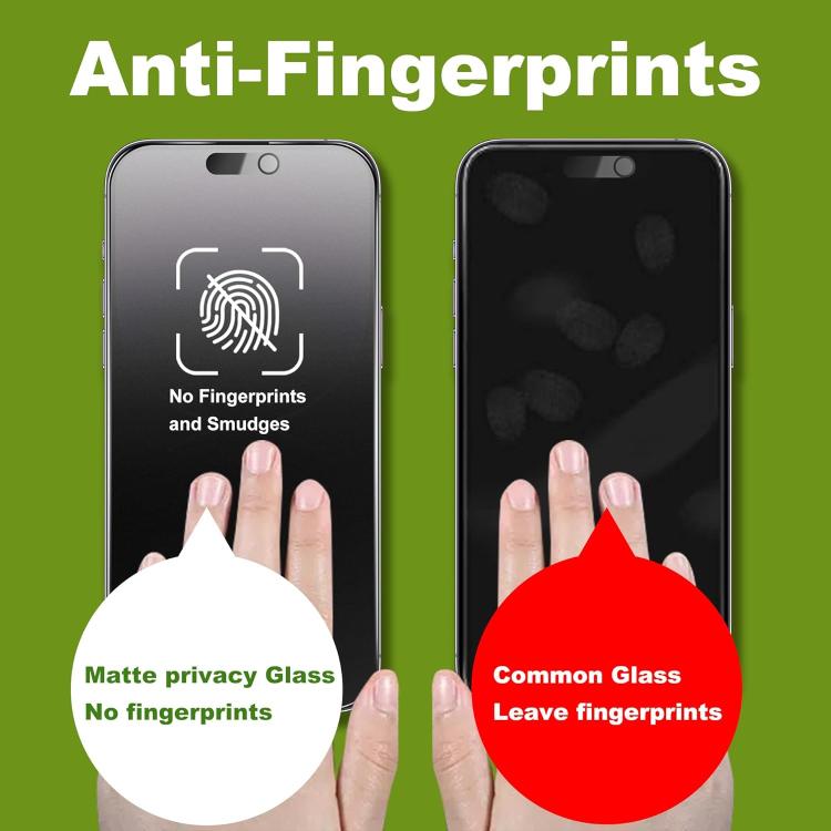 10 pezzi Pellicola in vetro temperato satinato per la privacy, antideflagrante, antigraffio, con bordo ad arco 3D, galvanizzata, a schermo intero., For iPhone 17 Pro Max, For iPhone 17 Pro, For iPhone 17, For iPhone Air, For iPhone 16 Pro Max          ...