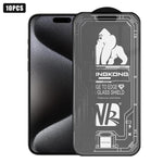 10 pezzi Pellicola in vetro temperato HD satinata 3D con bordo ad arco grande, galvanizzata, antideflagrante e antigraffio, per schermo intero., For iPhone 17 Pro Max, For iPhone 17 Pro, For iPhone 17, For iPhone Air, For iPhone 16 Pro Max             ...
