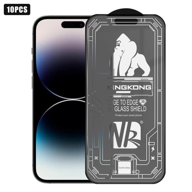 10 pezzi Pellicola in vetro temperato HD satinata 3D con bordo ad arco grande, galvanizzata, antideflagrante e antigraffio, per schermo intero., For iPhone 17 Pro Max, For iPhone 17 Pro, For iPhone 17, For iPhone Air, For iPhone 16 Pro Max             ...