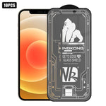 10 pezzi Pellicola in vetro temperato HD satinata 3D con bordo ad arco grande, galvanizzata, antideflagrante e antigraffio, per schermo intero., For iPhone 17 Pro Max, For iPhone 17 Pro, For iPhone 17, For iPhone Air, For iPhone 16 Pro Max             ...