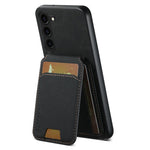 Portafoglio per carte in pelle Suteni H02 Litchi con supporto e chiusura a scatto per telefono., For Samsung Galaxy S26+ 5G, For Samsung Galaxy S26 Ultra 5G, For Samsung Galaxy S25+ 5G, For Samsung Galaxy S25 Ultra 5G