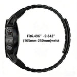 Cinturino per orologio in silicone magnetico con fibbia a sgancio rapido., For Garmin 22mm