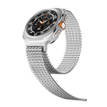 Cinturino magnetico traspirante in acciaio inossidabile., For Samsung Galaxy Watch Ultra / Ultra 2025, For Samsung Galaxy Watch8 / Watch8 Calssic