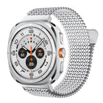 Cinturino magnetico traspirante in acciaio inossidabile., For Samsung Galaxy Watch Ultra / Ultra 2025, For Samsung Galaxy Watch8 / Watch8 Calssic