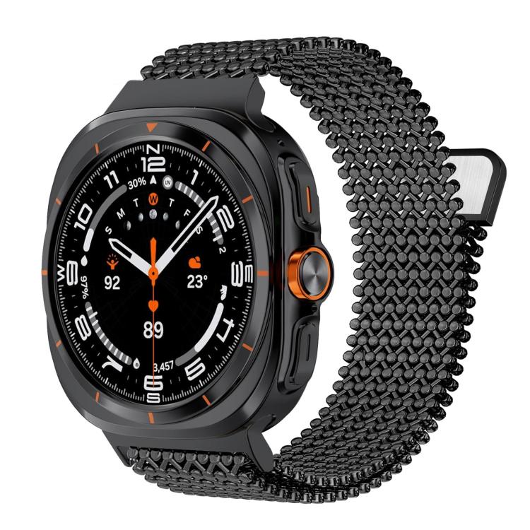 Cinturino magnetico traspirante in acciaio inossidabile., For Samsung Galaxy Watch Ultra / Ultra 2025, For Samsung Galaxy Watch8 / Watch8 Calssic