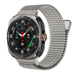 Cinturino magnetico traspirante in acciaio inossidabile., For Samsung Galaxy Watch Ultra / Ultra 2025, For Samsung Galaxy Watch8 / Watch8 Calssic