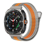 Cinturino magnetico traspirante in acciaio inossidabile., For Samsung Galaxy Watch Ultra / Ultra 2025, For Samsung Galaxy Watch8 / Watch8 Calssic