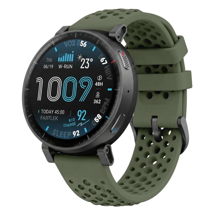 Cinturino per orologio sportivo in silicone traspirante e perforato, For Amazfit Active Max