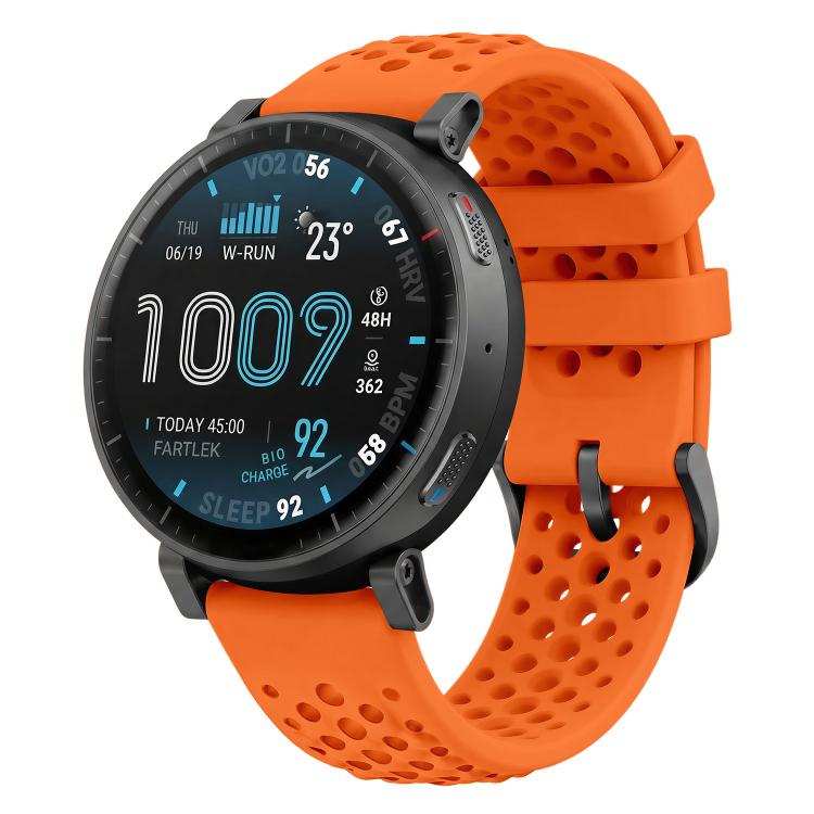 Cinturino per orologio sportivo in silicone traspirante e perforato, For Amazfit Active Max