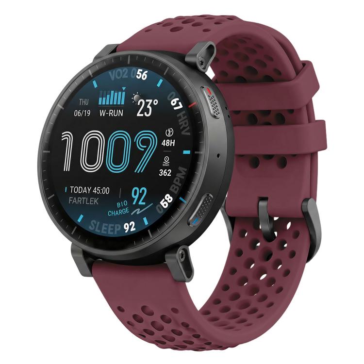 Cinturino per orologio sportivo in silicone traspirante e perforato, For Amazfit Active Max