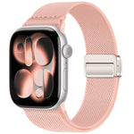 Cinturino elastico in nylon con doppia fibbia magnetica., For Apple Watch 42mm / 41mm / 40mm / 38mm
