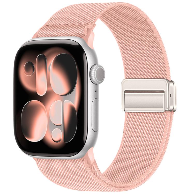 Cinturino elastico in nylon con doppia fibbia magnetica., For Apple Watch 42mm / 41mm / 40mm / 38mm
