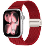 Cinturino elastico in nylon con doppia fibbia magnetica., For Apple Watch 42mm / 41mm / 40mm / 38mm