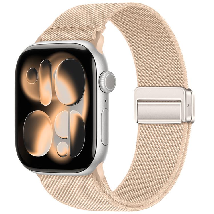 Cinturino elastico in nylon con doppia fibbia magnetica., For Apple Watch 42mm / 41mm / 40mm / 38mm