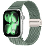 Cinturino elastico in nylon con doppia fibbia magnetica., For Apple Watch 42mm / 41mm / 40mm / 38mm