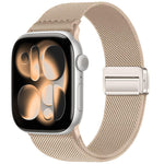 Cinturino elastico in nylon con doppia fibbia magnetica., For Apple Watch 42mm / 41mm / 40mm / 38mm