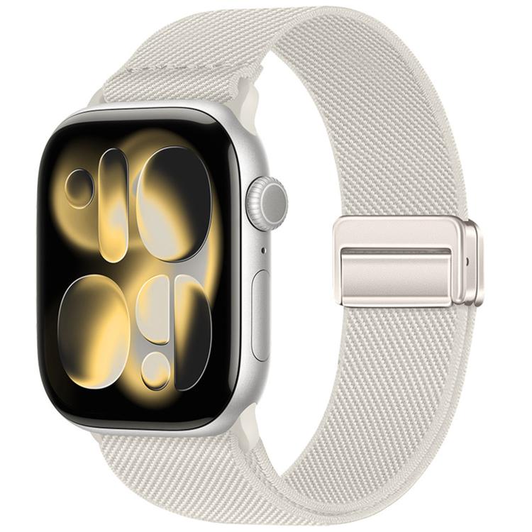 Cinturino elastico in nylon con doppia fibbia magnetica., For Apple Watch 42mm / 41mm / 40mm / 38mm