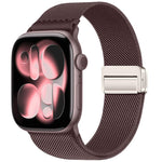 Cinturino elastico in nylon con doppia fibbia magnetica., For Apple Watch 42mm / 41mm / 40mm / 38mm