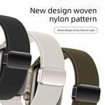 Cinturino elastico in nylon con doppia fibbia magnetica., For Apple Watch 42mm / 41mm / 40mm / 38mm