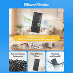 JUNSUNMAY Kit di ricambi per robot aspirapolvere da 8 pezzi per Ecovacs Deebot X9 Pro Omni / X9 Pro