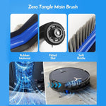 JUNSUNMAY Kit di ricambi per robot aspirapolvere da 8 pezzi per Ecovacs Deebot X9 Pro Omni / X9 Pro
