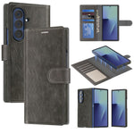 Custodia per telefono Lingdun in ecopelle vegana, pieghevole e magnetica, con chiusura rimovibile., For Samsung Galaxy Z Fold7 5G
