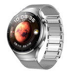 Pulsante di interfaccia senza soluzione di continuità Cinturino magnetico in acciaio inossidabile a forma di I, For Huawei Watch 4 Pro