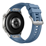 Cinturino per orologio in fluoroelastomero a tinta unita con sgancio rapido a pulsante, 22mm