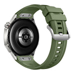 Cinturino per orologio in fluoroelastomero a tinta unita con sgancio rapido a pulsante, 22mm