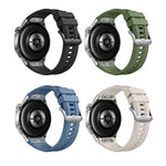 Cinturino per orologio in fluoroelastomero a tinta unita con sgancio rapido a pulsante, 22mm