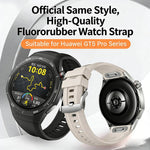 Cinturino per orologio in fluoroelastomero a tinta unita con sgancio rapido a pulsante, 22mm