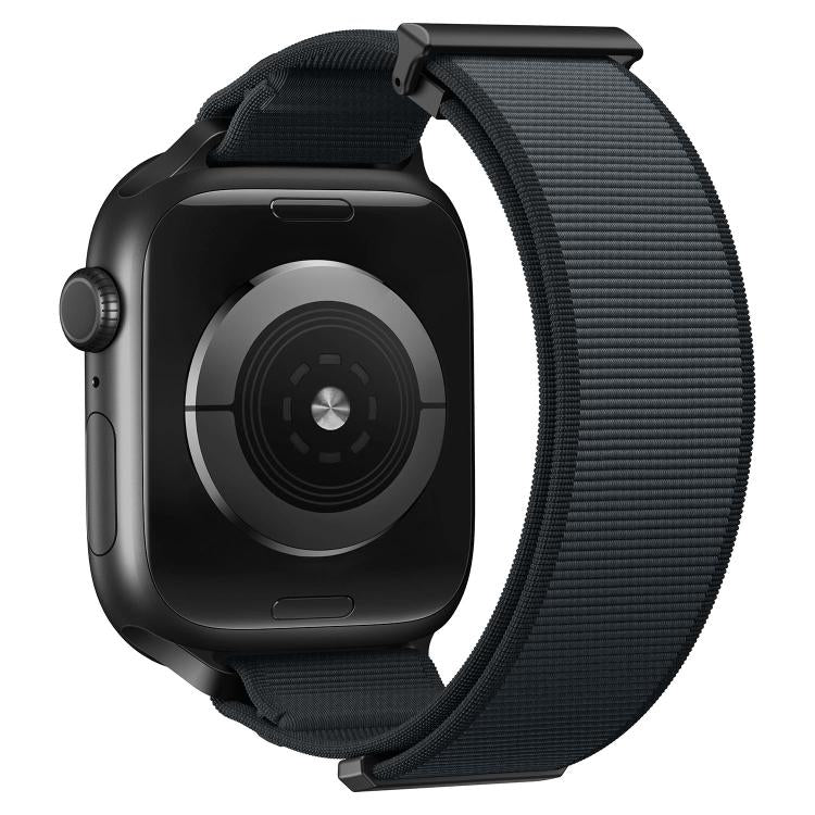 Cinturino per orologio in nylon con chiusura magnetica a doppio snodo e punta in metallo, con punta in metallo., For Apple Watch 49mm / 46mm / 45mm / 44mm, For Apple Watch 42mm / 41mm / 40mm / 38mm