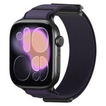 Cinturino per orologio in nylon con chiusura magnetica a doppio snodo e punta in metallo, con punta in metallo., For Apple Watch 49mm / 46mm / 45mm / 44mm, For Apple Watch 42mm / 41mm / 40mm / 38mm