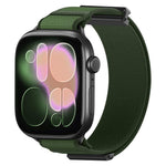 Cinturino per orologio in nylon con chiusura magnetica a doppio snodo e punta in metallo, con punta in metallo., For Apple Watch 49mm / 46mm / 45mm / 44mm, For Apple Watch 42mm / 41mm / 40mm / 38mm