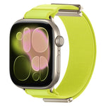 Cinturino per orologio in nylon con chiusura magnetica a doppio snodo e punta in metallo, con punta in metallo., For Apple Watch 49mm / 46mm / 45mm / 44mm, For Apple Watch 42mm / 41mm / 40mm / 38mm