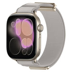 Cinturino per orologio in nylon con chiusura magnetica a doppio snodo e punta in metallo, con punta in metallo., For Apple Watch 49mm / 46mm / 45mm / 44mm, For Apple Watch 42mm / 41mm / 40mm / 38mm