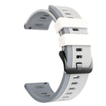 Cinturino per orologio in silicone bicolore con fibbia Phantom Sky Shadow Pin Buckle., 22mm