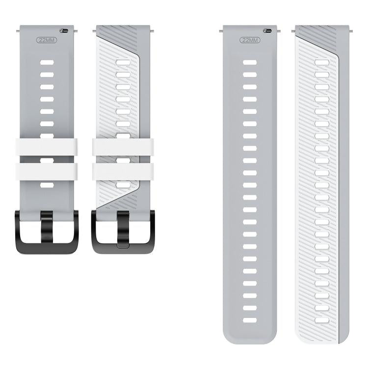 Cinturino per orologio in silicone bicolore con fibbia Phantom Sky Shadow Pin Buckle., 22mm