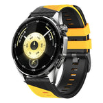 Cinturino per orologio in silicone bicolore con fibbia Phantom Sky Shadow Pin Buckle., 22mm