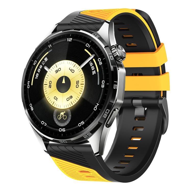 Cinturino per orologio in silicone bicolore con fibbia Phantom Sky Shadow Pin Buckle., 22mm