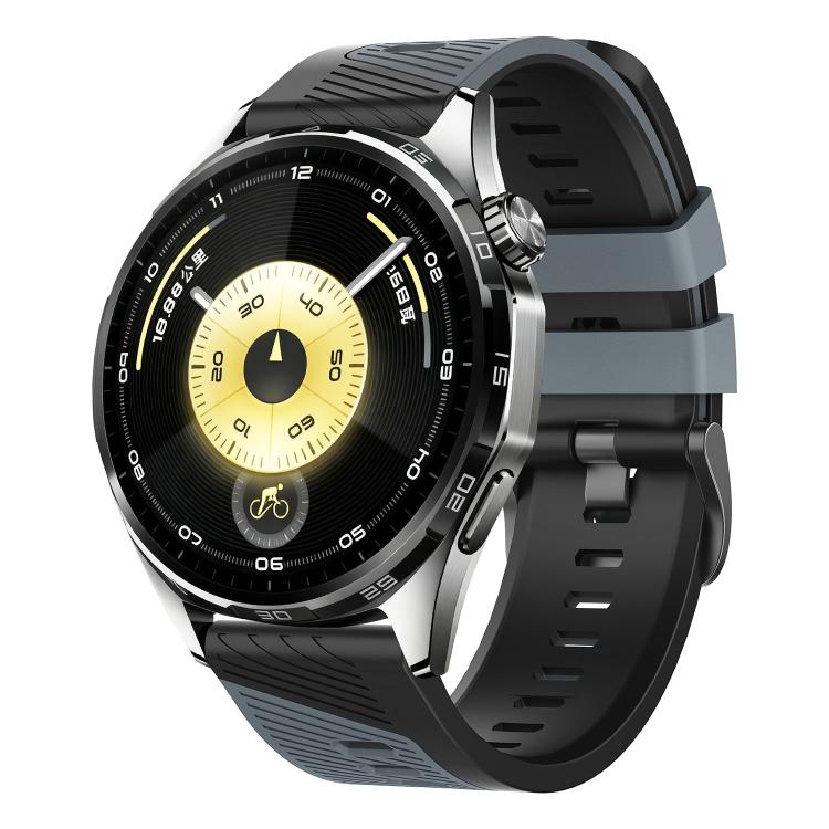 Cinturino per orologio in silicone bicolore con fibbia Phantom Sky Shadow Pin Buckle., 22mm