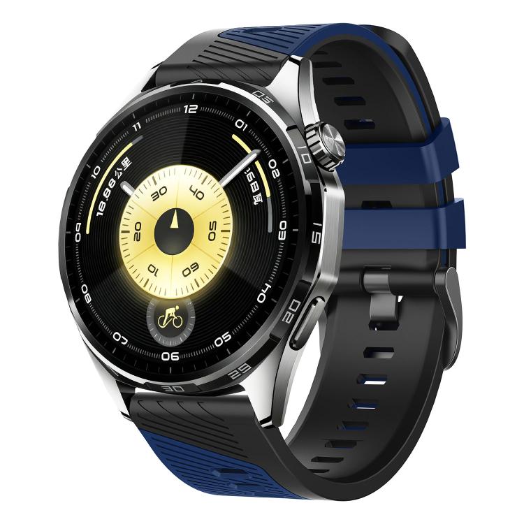 Cinturino per orologio in silicone bicolore con fibbia Phantom Sky Shadow Pin Buckle., 22mm