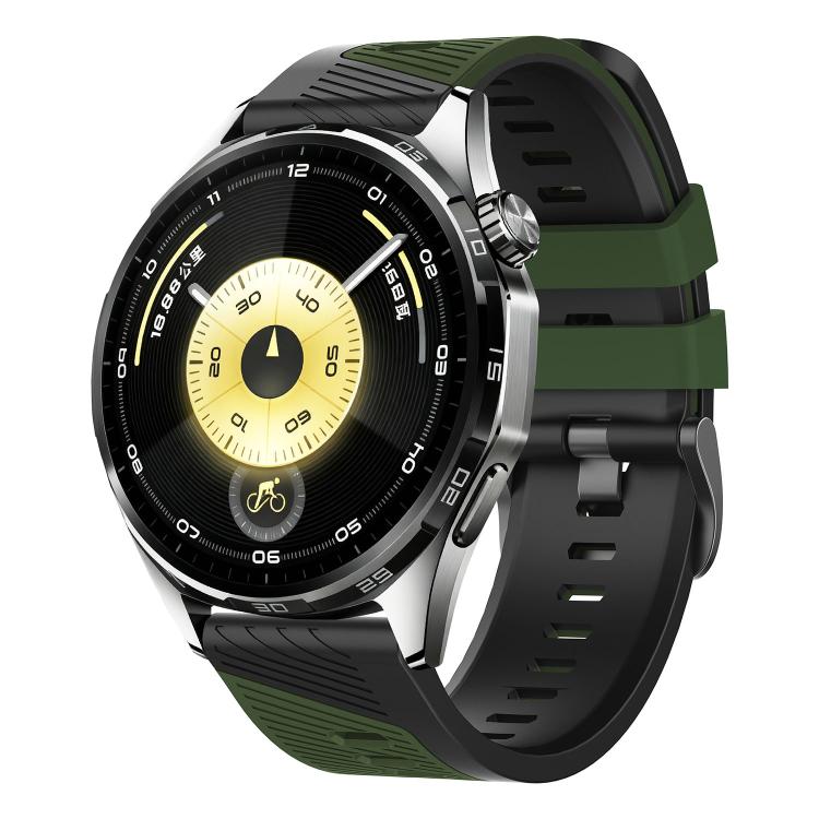Cinturino per orologio in silicone bicolore con fibbia Phantom Sky Shadow Pin Buckle., 22mm
