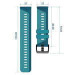 Cinturino per orologio in silicone bicolore con fibbia Phantom Sky Shadow Pin Buckle., 22mm