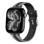 Cinturino per orologio in vera pelle con cuciture composite, For Apple Watch 46mm / 49mm / 45mm / 44mm, For Apple Watch 42mm / 41mm / 40mm / 38mm
