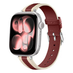 Cinturino per orologio in vera pelle con cuciture composite, For Apple Watch 46mm / 49mm / 45mm / 44mm, For Apple Watch 42mm / 41mm / 40mm / 38mm