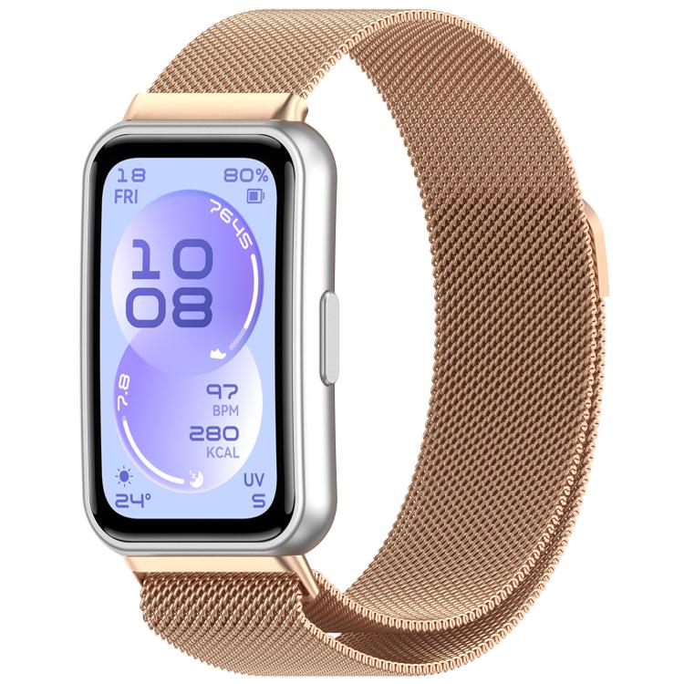Cinturino per orologio Milanese magnetico in metallo, For Huawei Band 11 / Band 11 Pro