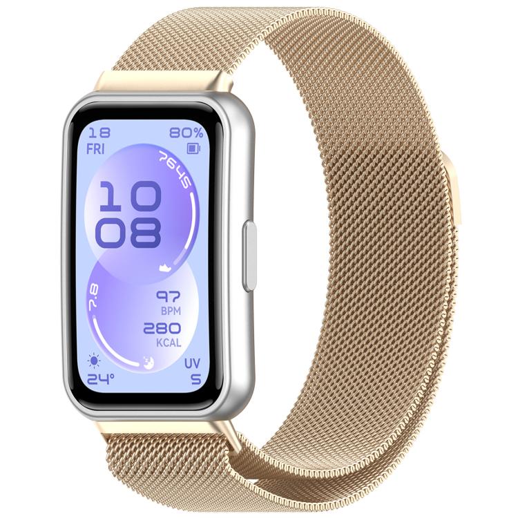 Cinturino per orologio Milanese magnetico in metallo, For Huawei Band 11 / Band 11 Pro